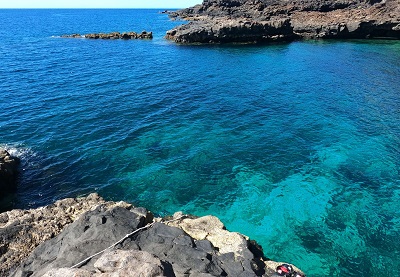 Lanzarote sea water